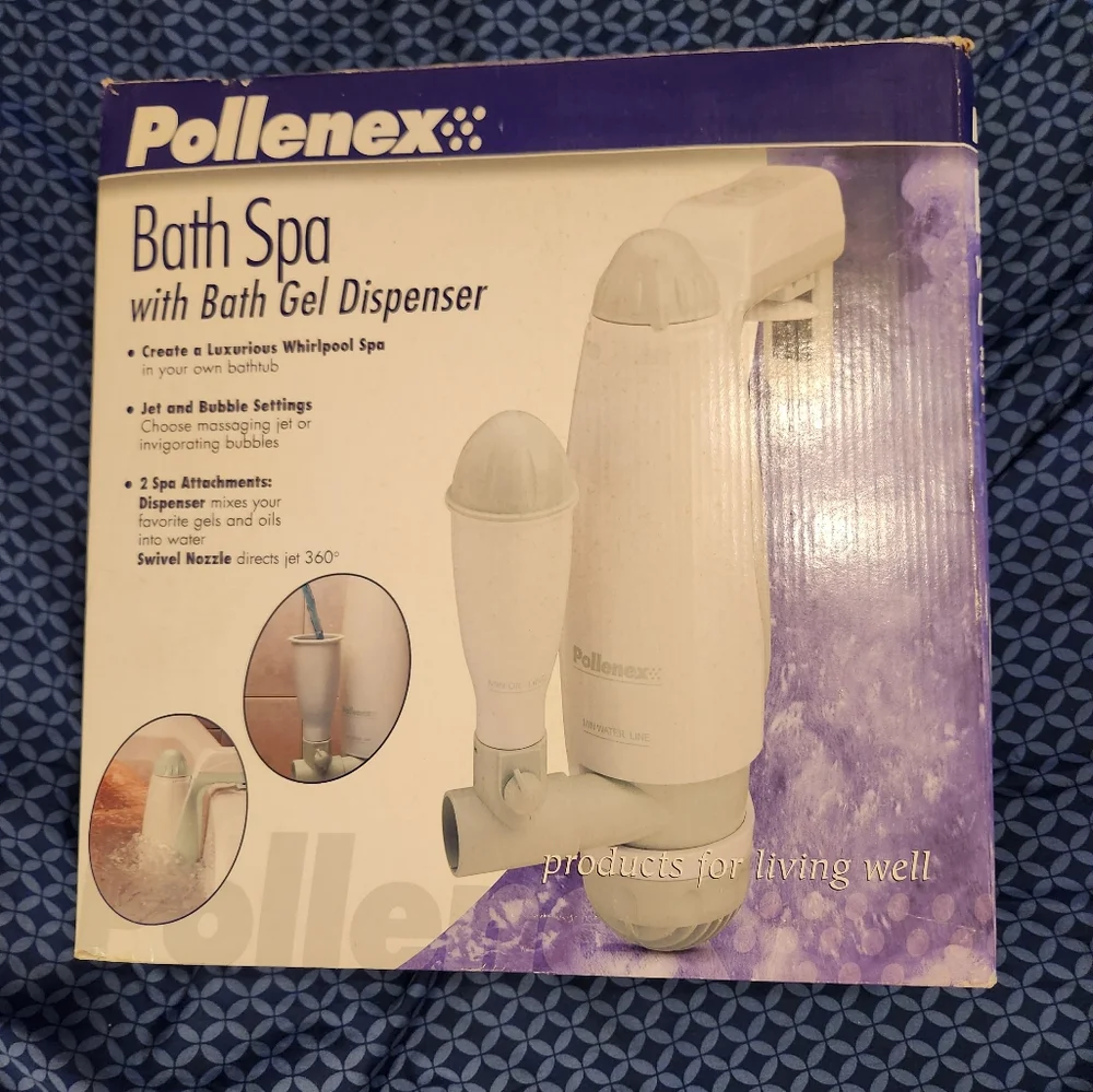 Pollenex Bath Spa with bath gel dispenser